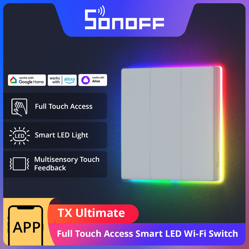 Wifi Led Dimmer - SONOFF TX Ultimate akıllı WiFi duvar