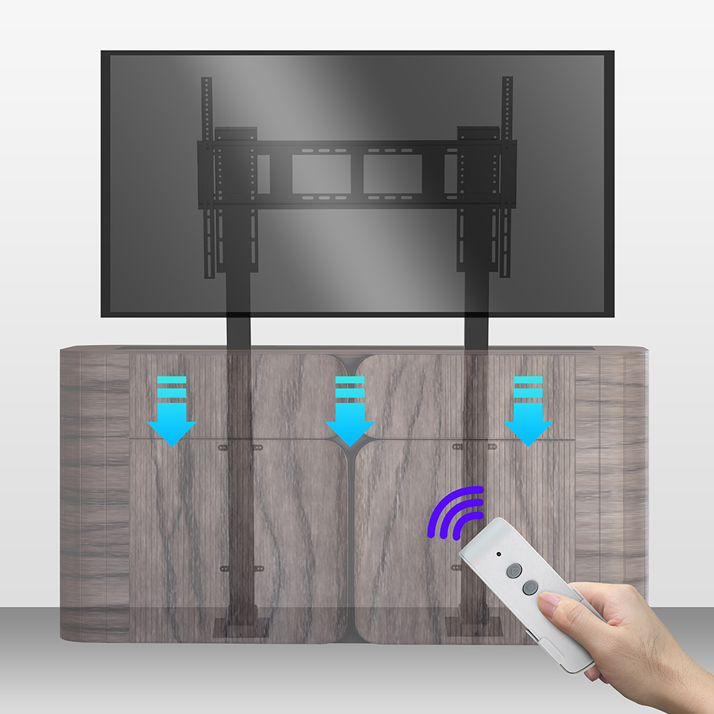 Smart Home Living Room - Motorlu Mekanizmalı Otomatik Sistem Oturma Odası