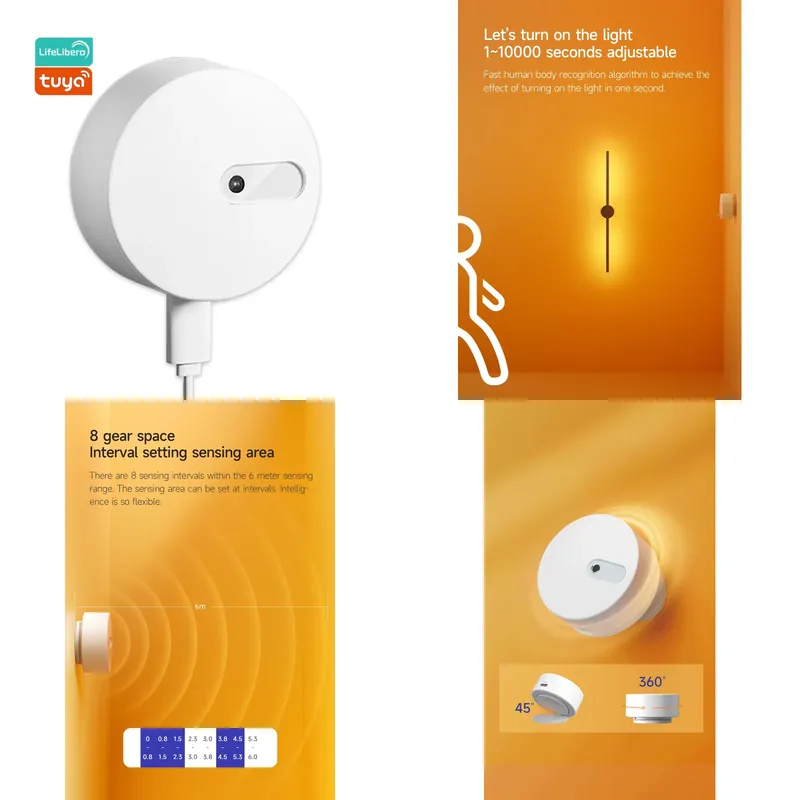 Zigbee Motion Sensor - Lifelibero Mmwave Radar Zigbee Alarm Sensörü