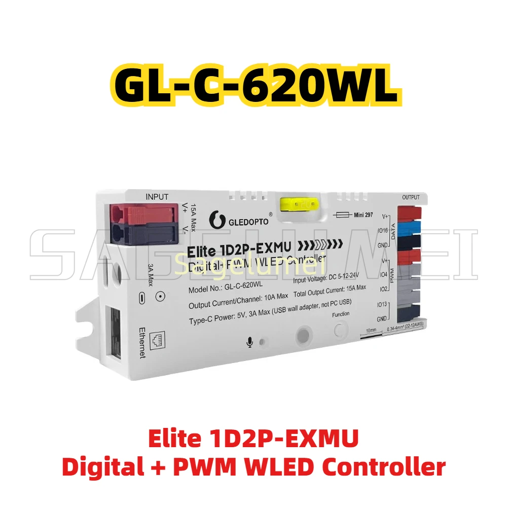 Wifi Led Dimmer - WLED Kontrol Cihazı Elite 1D2P-EXMU GL-C-620WL