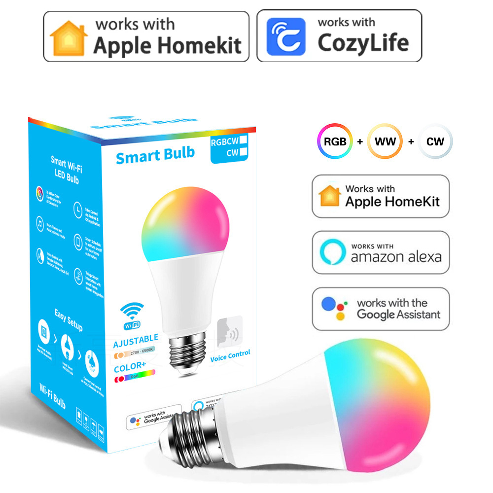 Wifi Led Dimmer - 9W WiFi Homekit işık lambası E27