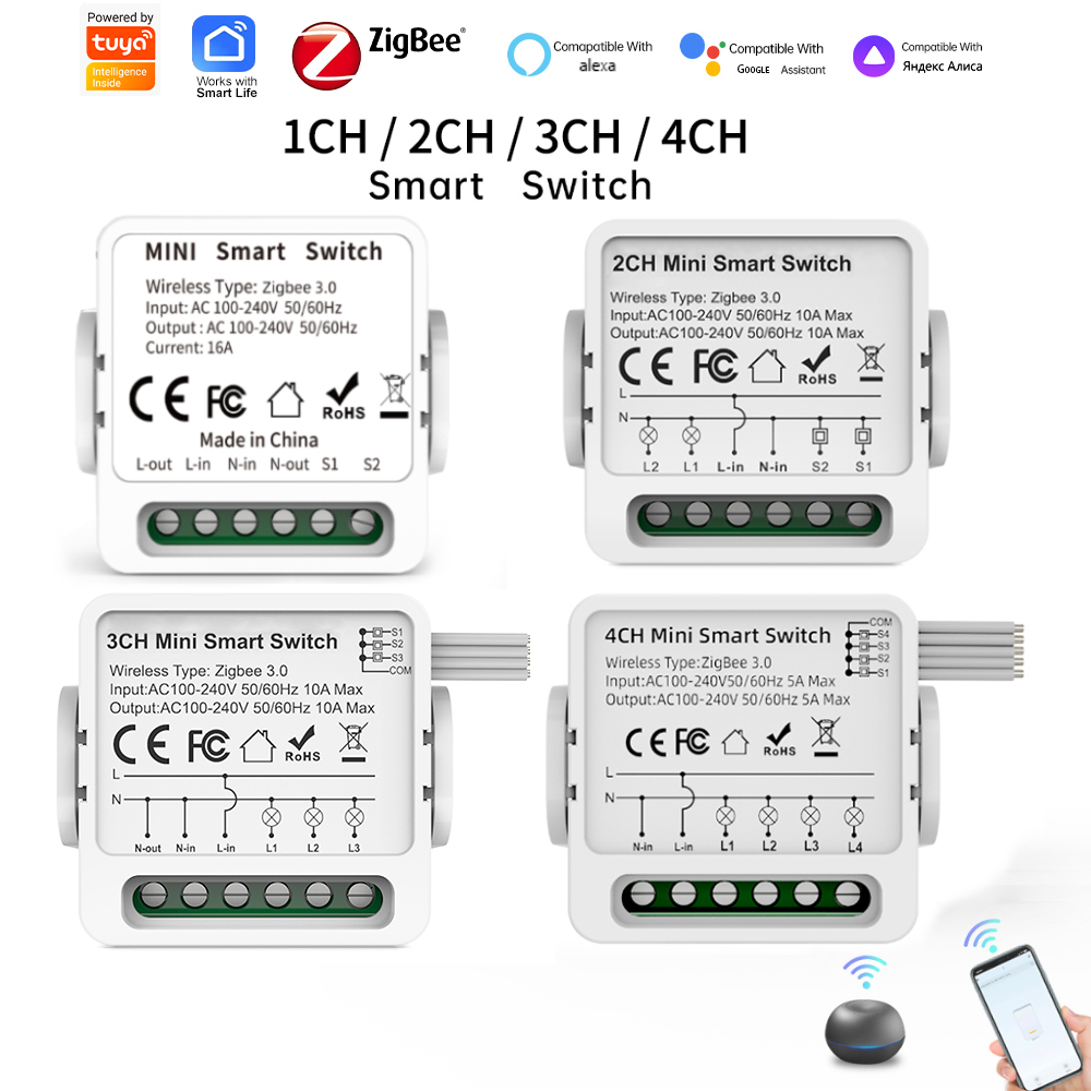 Smart Home Remote - Tuya Zigbee 3.0 Akıllı Anahtar 1/2/3/4
