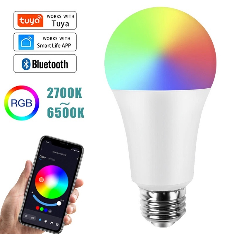 Wifi Led Dimmer - E27 WiFi Akıllı LED Ampul RGBCW