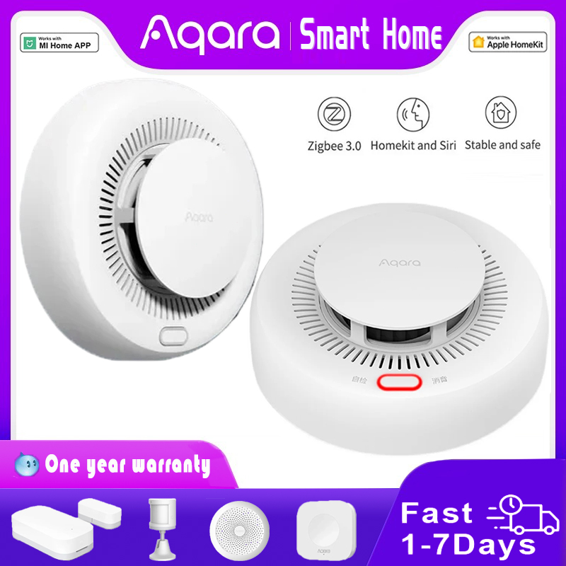 Smart Home Zestaw - Yeni Aqara Duman Dedektörü Zigbee Akıllı