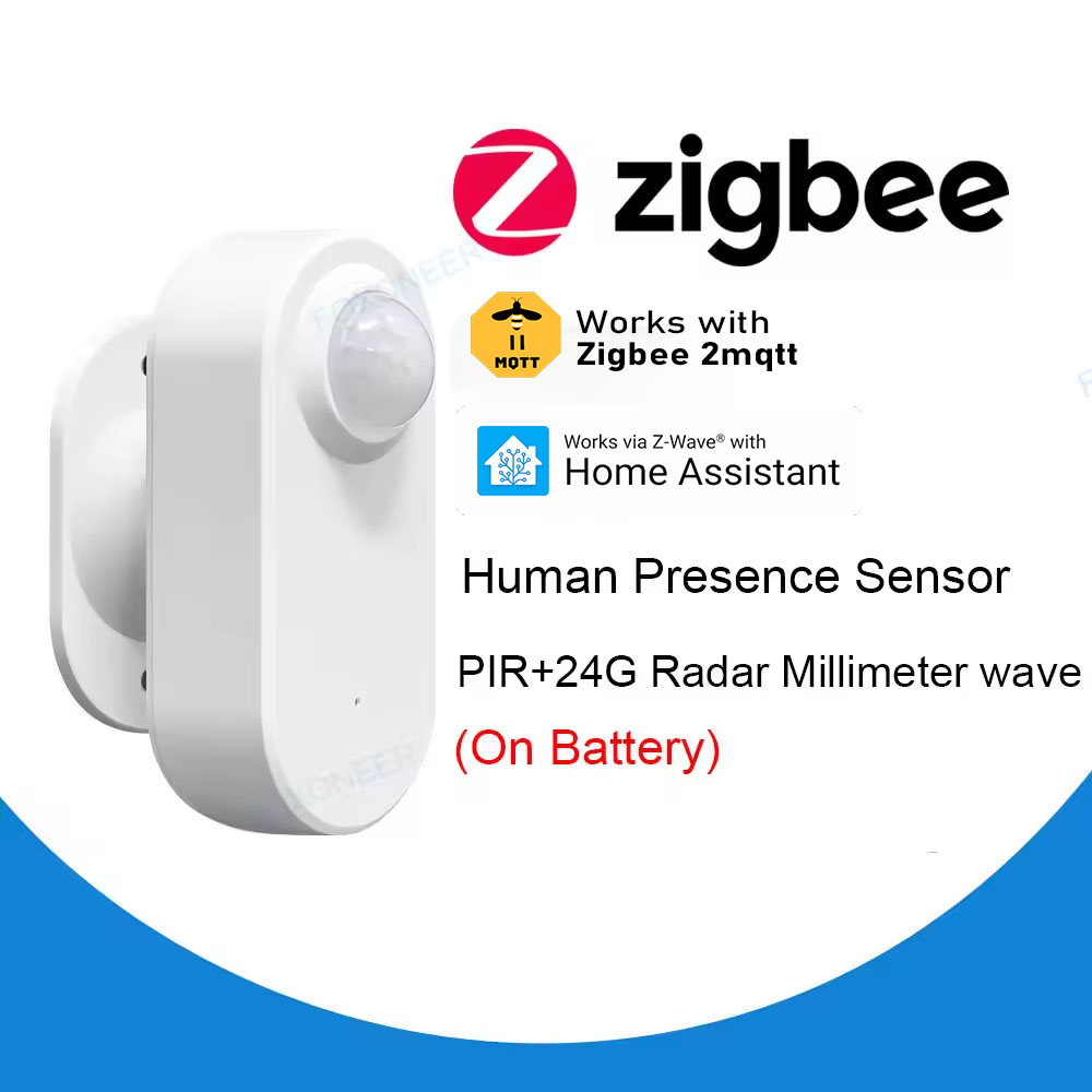 Zigbee Motion Sensor - Akıllı Zigbee İnsan Varlık Dedektörü, Parlaklık/Mesafe