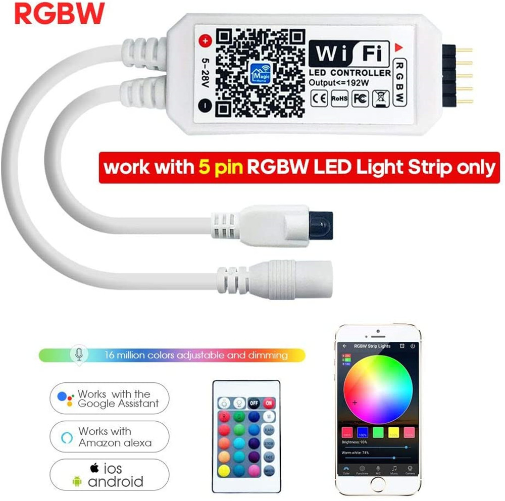 Wifi Led Dimmer - DC12V RGBW/RGBWW Wifi LED Kontrol Cihazı