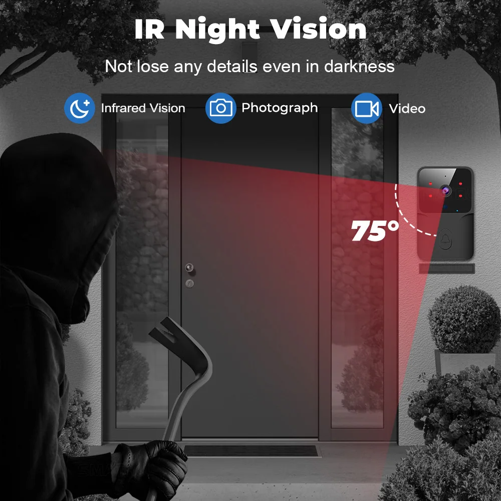 2026 WiFi Görüntülü Kapı Zili  - Smart Home Outdoor Camera incelemesi ve fiyatı