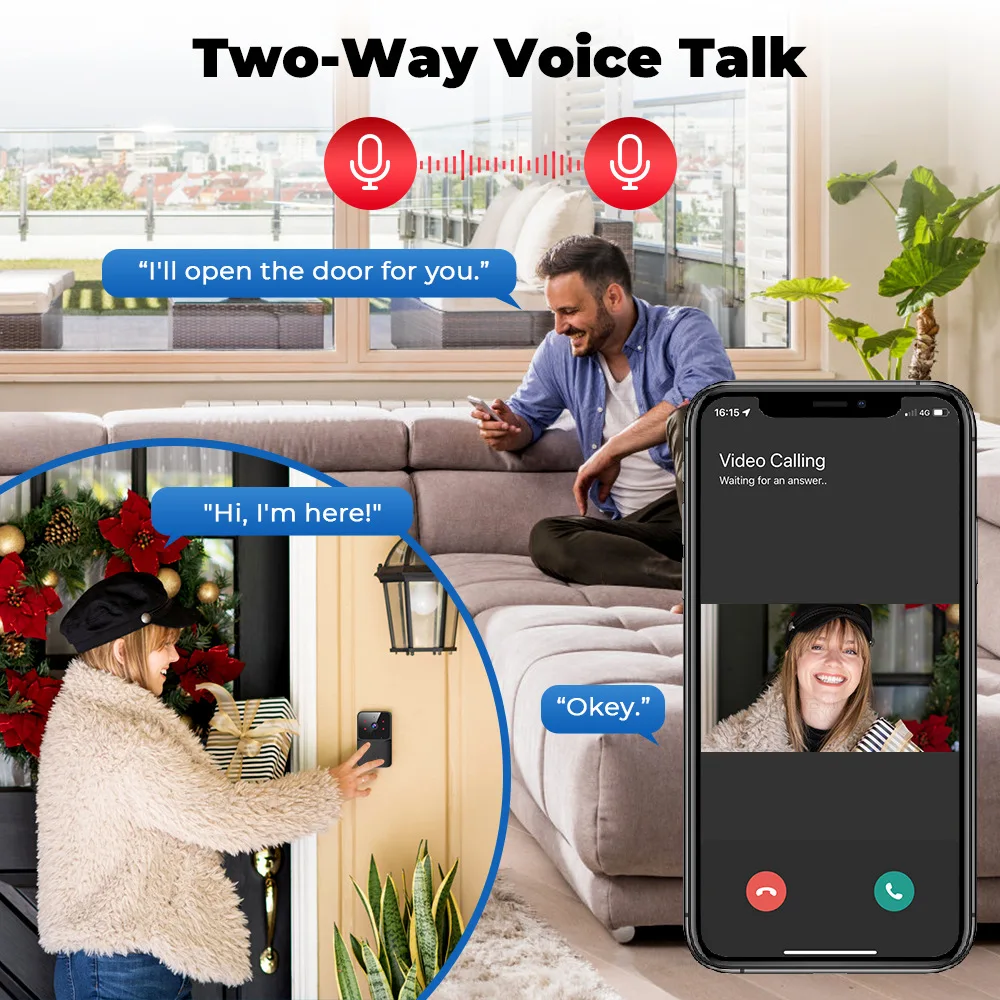 2026 WiFi Görüntülü Kapı Zili  - Smart Home Outdoor Camera incelemesi ve fiyatı