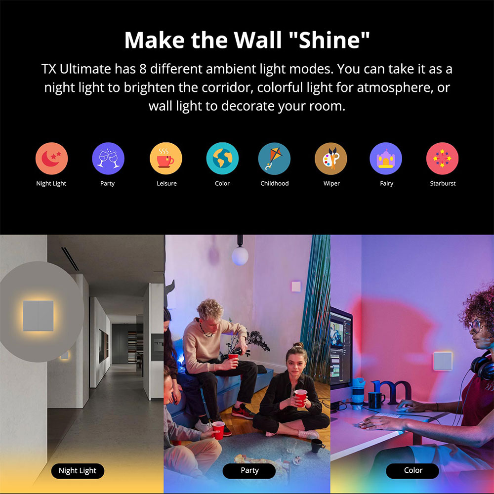 SONOFF TX Ultimate akıllı WiFi - Wifi Led Dimmer incelemesi ve fiyatı