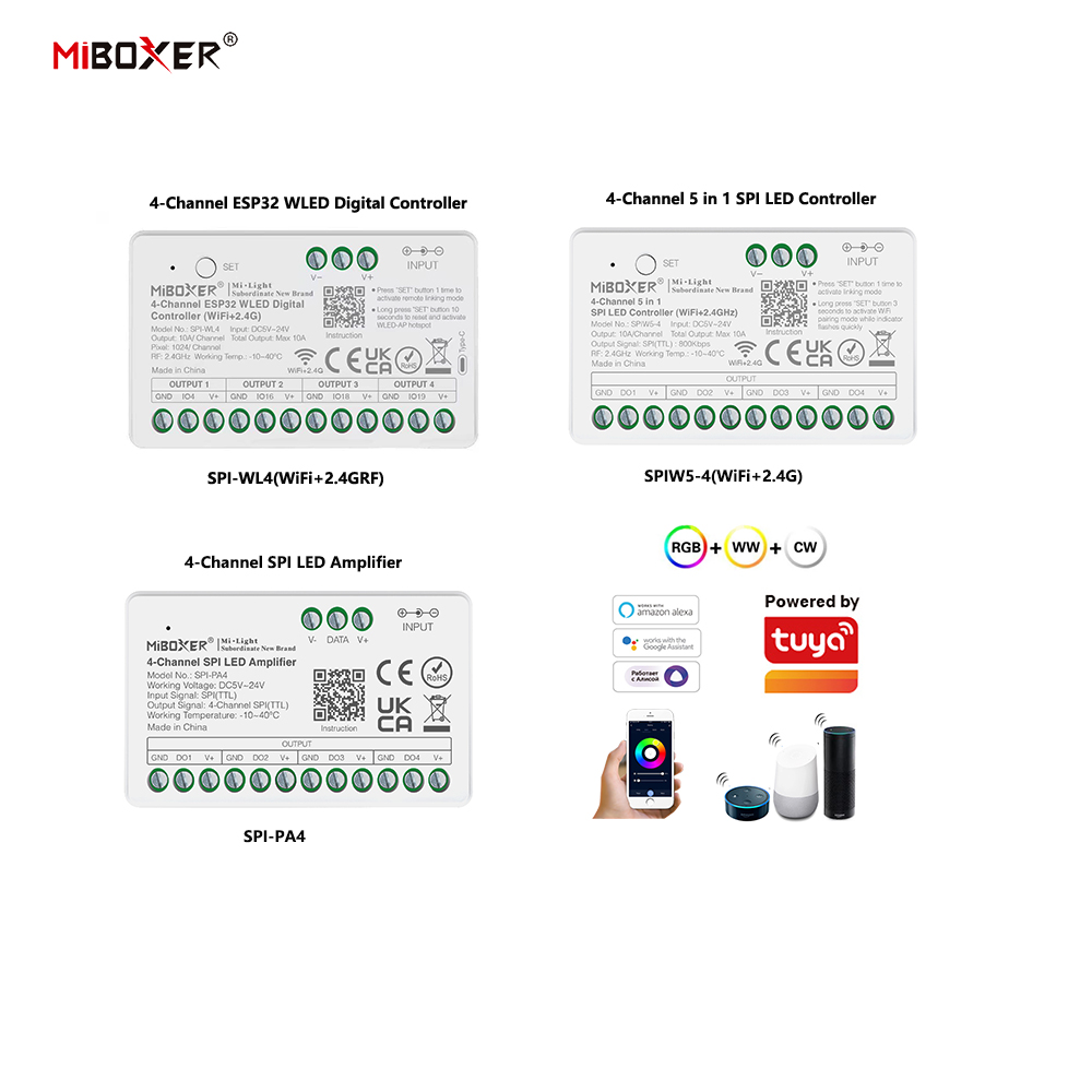 Miboxer SPIW5-4 5in1 SPI LED D - Wifi Led Dimmer incelemesi ve fiyatı