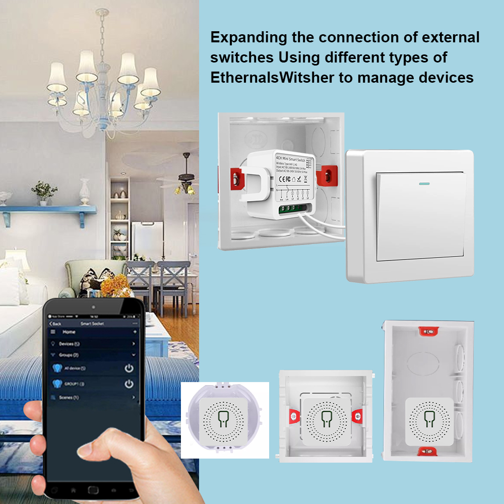 Tuya WiFi Akıllı Anahtar 1/2/3 - Smart Home Remote incelemesi ve fiyatı