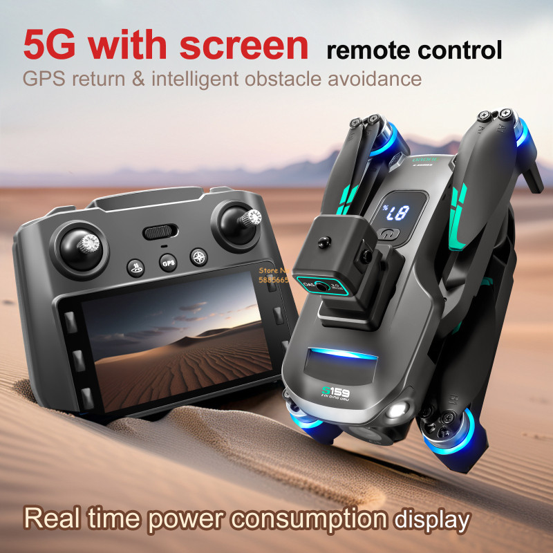 8K Çift Kamera 5G WIFI FPV Uza - Wifi Led Dimmer incelemesi ve fiyatı