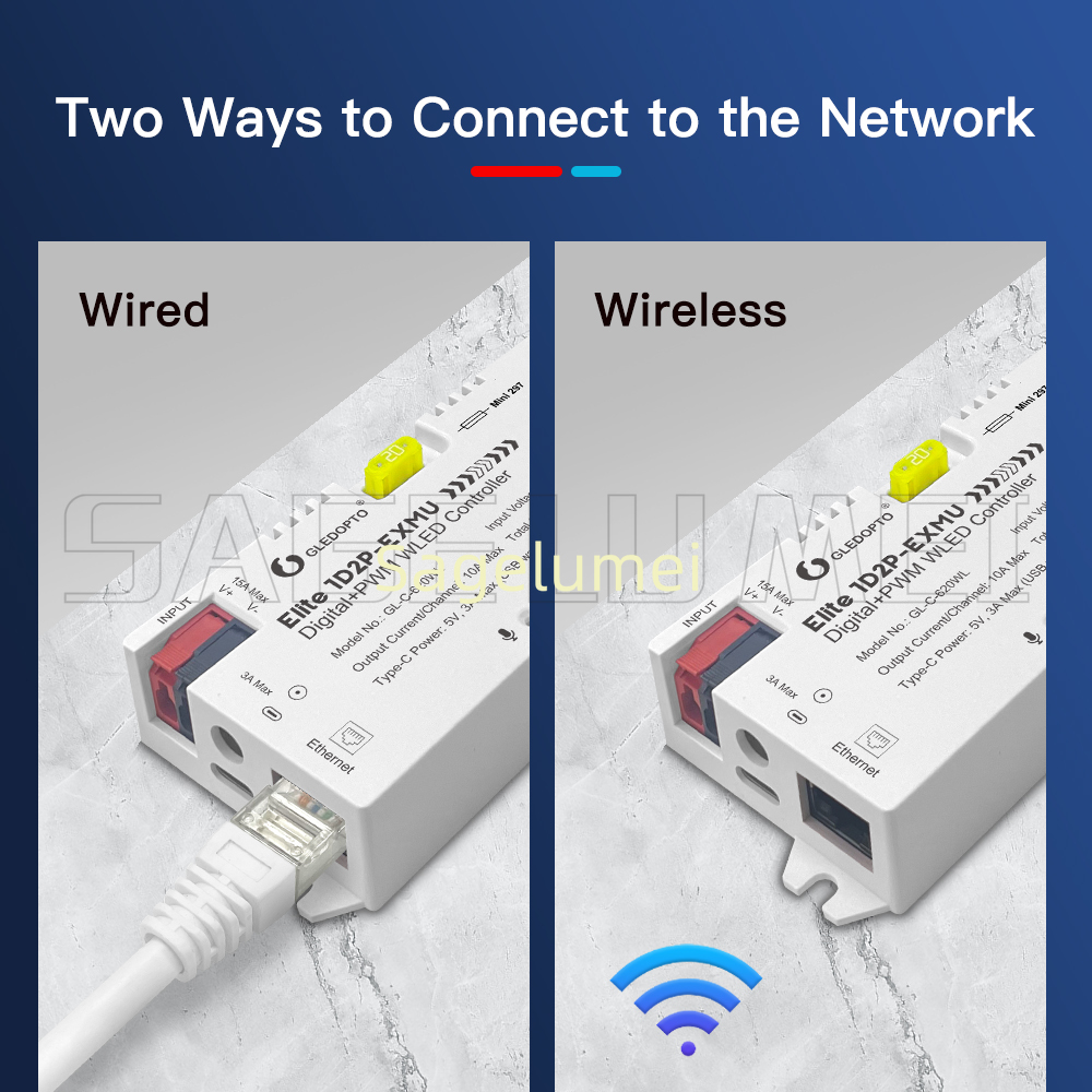 WLED Kontrol Cihazı Elite 1D2P - Wifi Led Dimmer incelemesi ve fiyatı