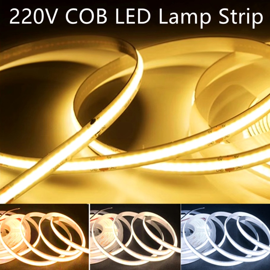 1-5m COB LED Işık Şeridi 220V  - Smart Home Living Room incelemesi ve fiyatı