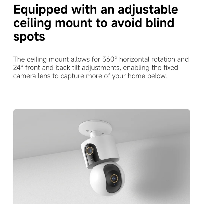 Xiaomi Akıllı Kamera C500 Çift - Smart Home Zestaw incelemesi ve fiyatı