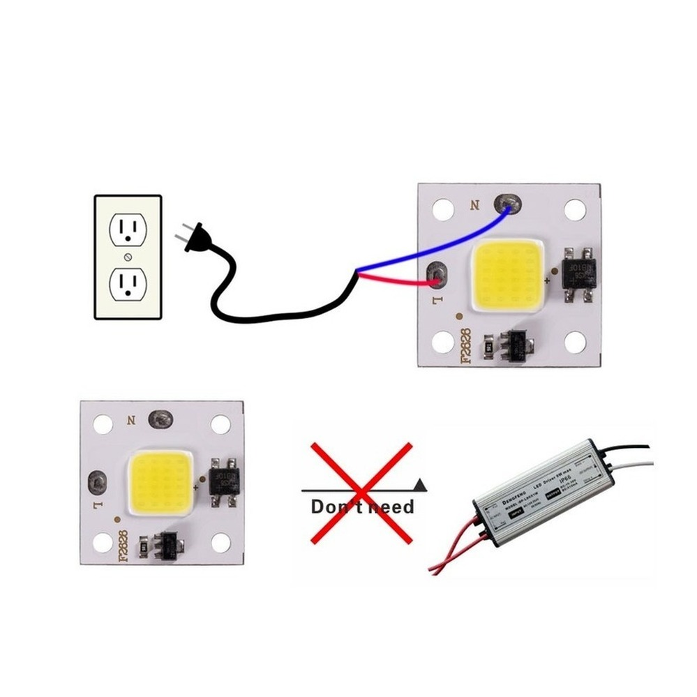 10W COB modülü 220V LED çip di - Smart Home Outdoor incelemesi ve fiyatı