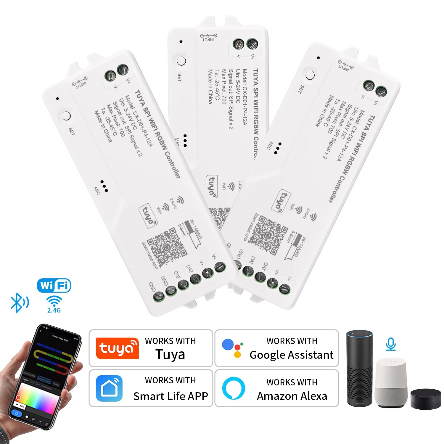 Tuya Wifi LED SPI RGBIC RGBWIC - Wifi Led Dimmer incelemesi ve fiyatı