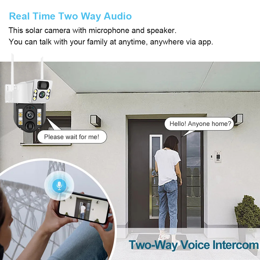 WiFi/4G güneş kamera IP CCTV g - Smart Home For Windows incelemesi ve fiyatı