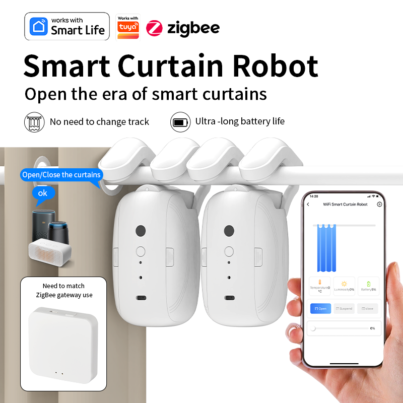 Zigbee Akıllı Perde Sürücü Rob - Smart Home Devices incelemesi ve fiyatı