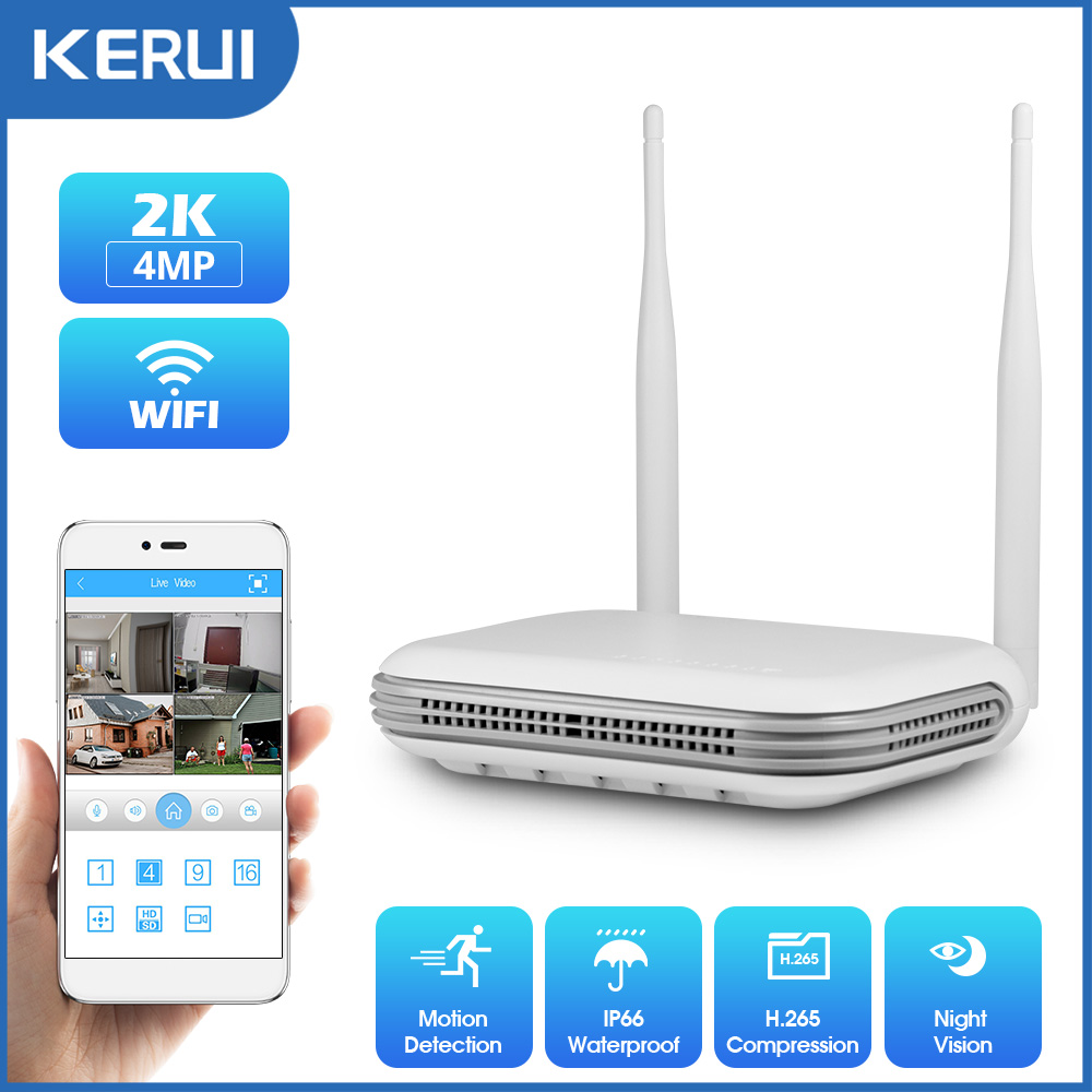 KERUI 2K 4MP Açık Full HD Güve - Smart Home Outdoor Camera incelemesi ve fiyatı
