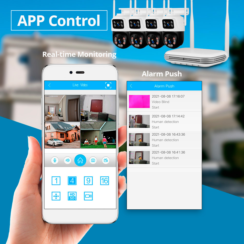 KERUI 2K 4MP Açık Full HD Güve - Smart Home Outdoor Camera incelemesi ve fiyatı