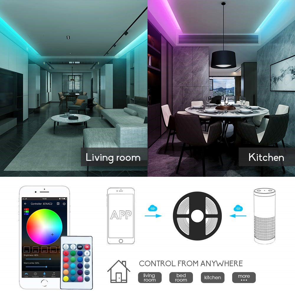 DC12V RGBW/RGBWW Wifi LED Kont - Wifi Led Dimmer incelemesi ve fiyatı