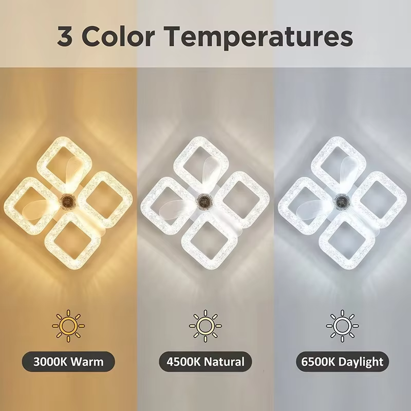 Akıllı LED Tavan Vantilatörü L - Smart Home Living Room incelemesi ve fiyatı
